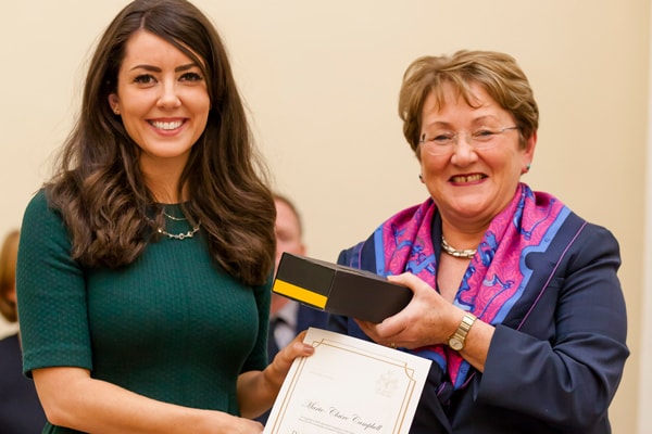  Marie Claire Campbell with Justice Bronagh O'Hanlon