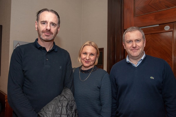 Daniel Sheehan, Barbara O'Keeffe and Paul O'Connor