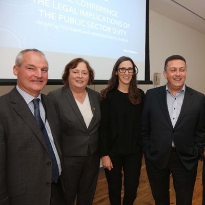 Laurence Bond, Eilis Barry, Sinead Lucey and Donncha O'Connell