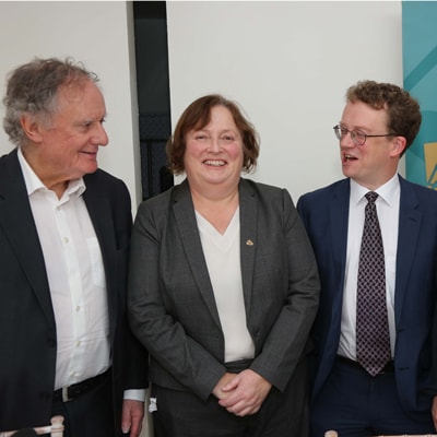 Vincent Browne, Eilis Barry and Colm O Cinnéide
