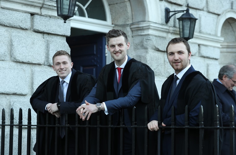 Eoin Powderly, Eoghan O'Sullivan and Stephen Kirwan