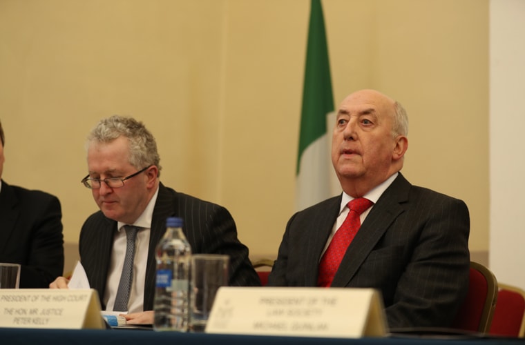 Attorney General Seamus Woulfe and Mr Justice Peter Kelly