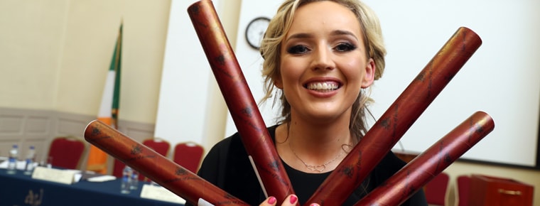 In March 2018, Rachel Kelly won a hatful of prizes on qualifying as a solicitor at Blackhall Place 