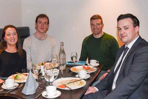 Maire ni Mhaoldhomhnaigh, Niall McFeely, Dan O'Connell and Ian Bracken 