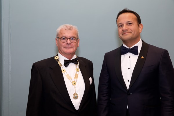 Law Society President Patrick Dorgan with Taoiseach Leo Varadkar