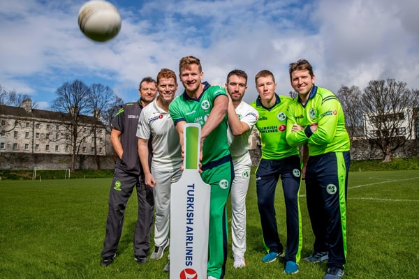 Coach Graham Ford, Kevin O’Brien, Barry McCarthy, Andy Balbirnie, Harry Tector and Gary Wilson
