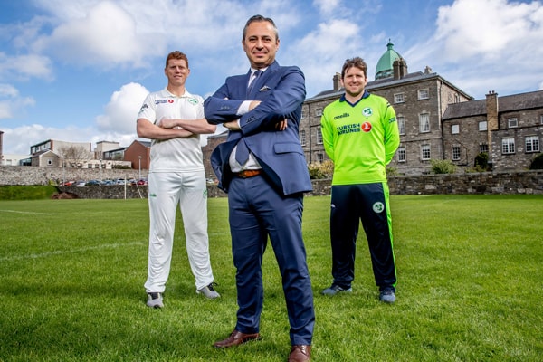 Kevin O'Brien, Turkish Airlines Ireland MD Hasan Mutlu and Gary Wilson