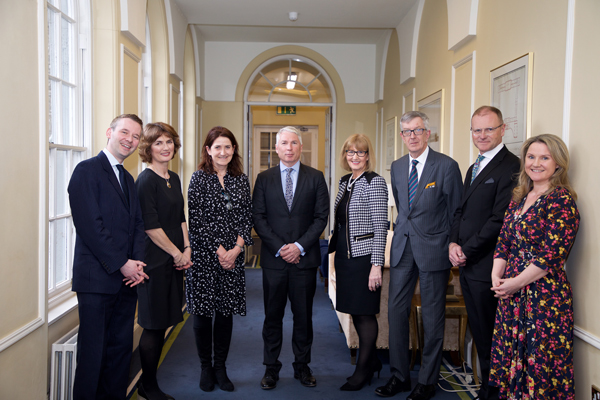 Des Ryan BL, Marguerite Bolger SC, Katherine Kane (Law Society Finuas Skillnet), Duncan Inverarity (A&L Goodbody),  Caroline Jenkinson (Labour Court),  solicitor Richard Grogan, solicitor Alasdair Purdy, Catherine O’Flynn (partner, William Fry)