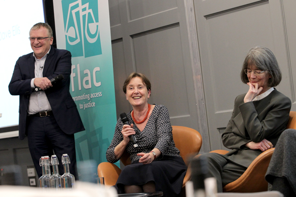 Peter Ward, Karen Banks and Justice Iseult O’Malley