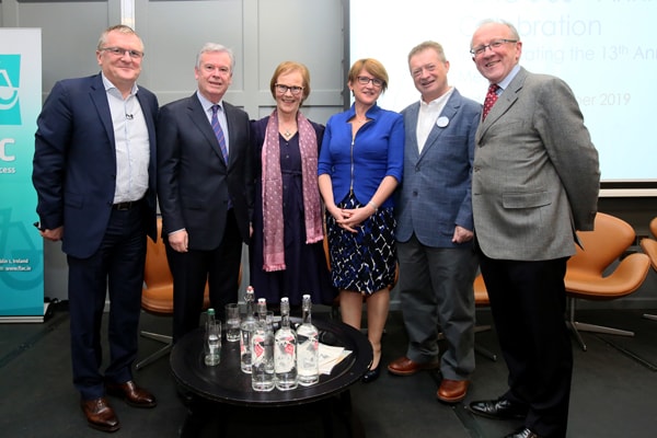 Peter Ward, David Byrne, Noeline Blackwell, Siobhan Phelan, Professor Walter J Walsh and  Professor Gerry Whyte