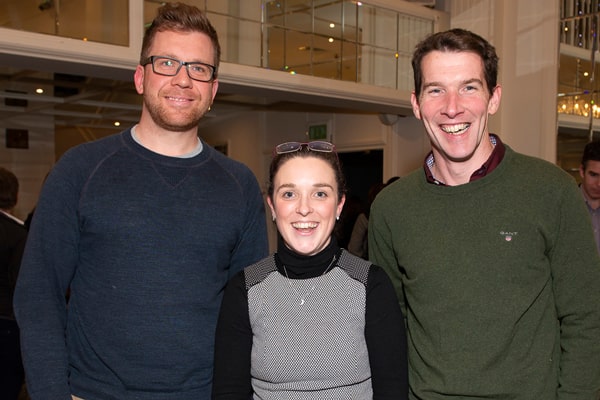 Kevin Feighery, John Flynn and Michelle Feely