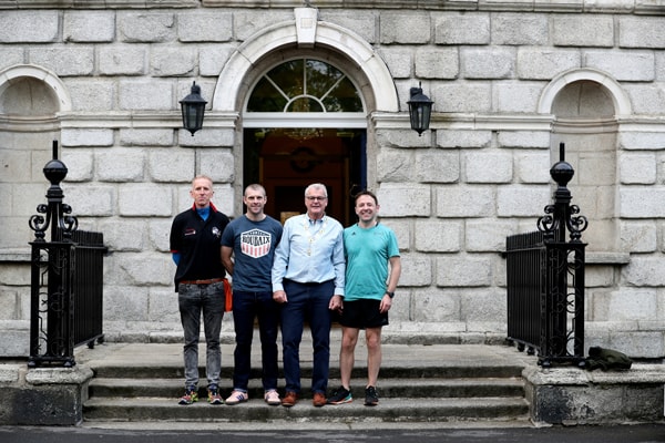 Competitors greeted at Blackhall Place by Law Society President Patrick Dorgan
