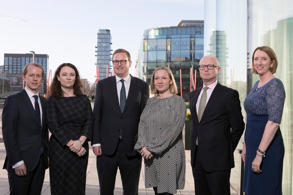 Matthew Broadstock, Anne-Marie Bohan, Michael Jackson, Lucinda Creighton, Dan O'Brien and Tara Doyle