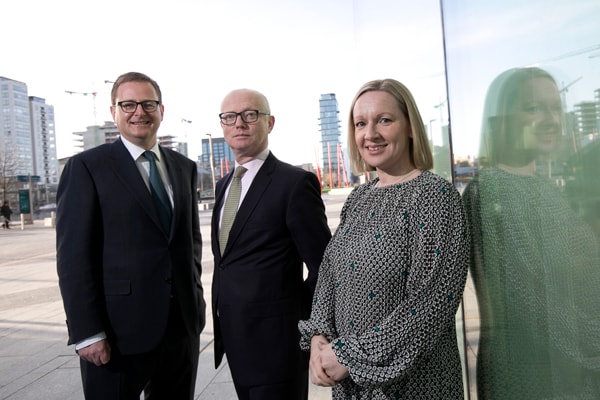 Michael Jackson, Dan O'Brien and Lucinda Creighton