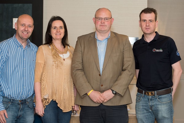 Walter Hegarty, Tara Hegarty, Ray Lannon and David Henry