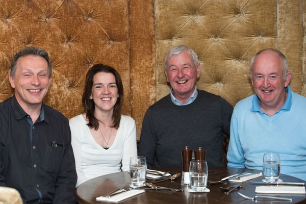 Nicholas Ruck, Dearbháil Mulhern, Hugh McGarry and Stanislaus Hart