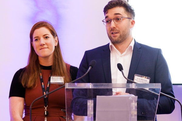 Maeve Delargy and Chris Murnane