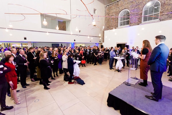 Maeve Delargy addresses the gathering