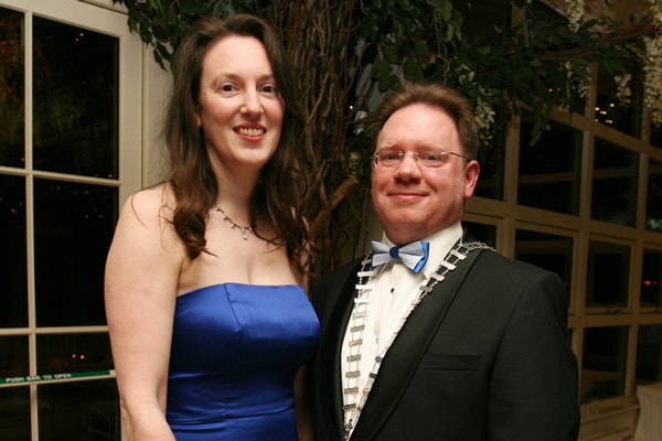 Joyce Hammond Good (Hammond Good Solicitors) and Richard Hammond (President SLA)