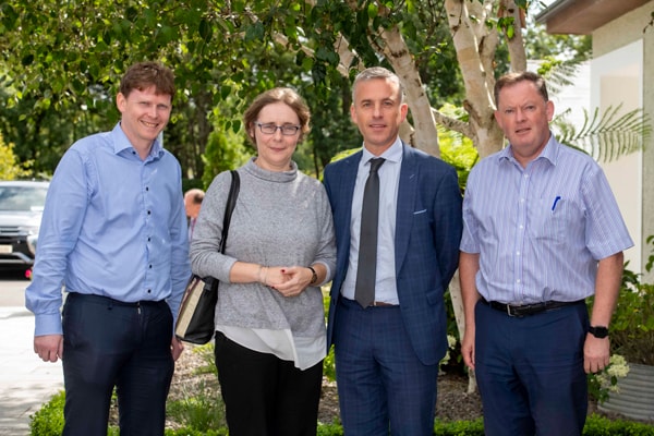 Michael Lane, Mary Lawlor, Brian O’Regan and Padraig Foley