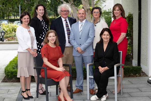 Clodagh O’Brien (Crowe, Dublin), Joyce Good Hammond (Hammond Good Solicitors, Mallow, Co Cork),  John Galvin (Secretary, Kerry Law Society), Patrick Johnson (Courts Services, Dublin), Susan Bourke (digital marketing strategist, Sligo), Michelle Nolan, Teri Kelly and Katherine Kane (all Law Society)elly and Katherine Kane (both Law Society)