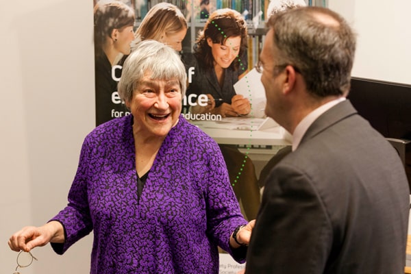 Professor Alison Firth (Visiting Professor Newcastle Law School, Newcastle University) and Dr Mark Hyland (Law Society IMRO Adjunct Professor of Intellectual Property) 