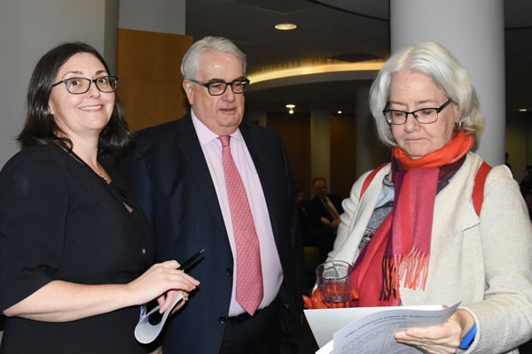 Angela Denning, Chief Justice Frank Clarke and Justice Mary Ellen Ring