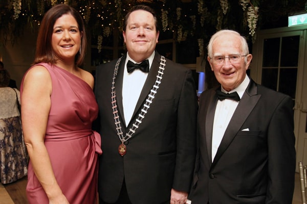 Carol Jermyn with her husband Robert Baker, and his father, Norman Baker