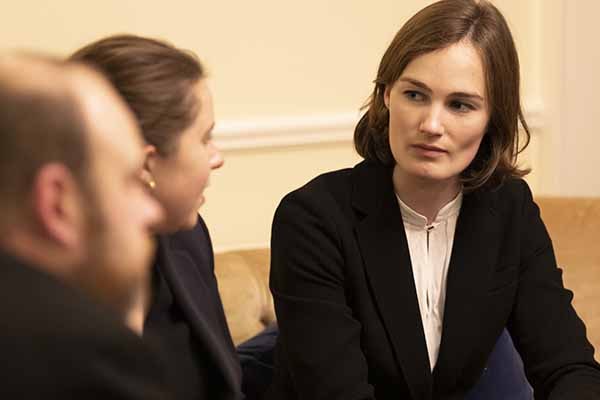 Younger Members' Committee fireside chat with author Sarah Grace at Blackhall