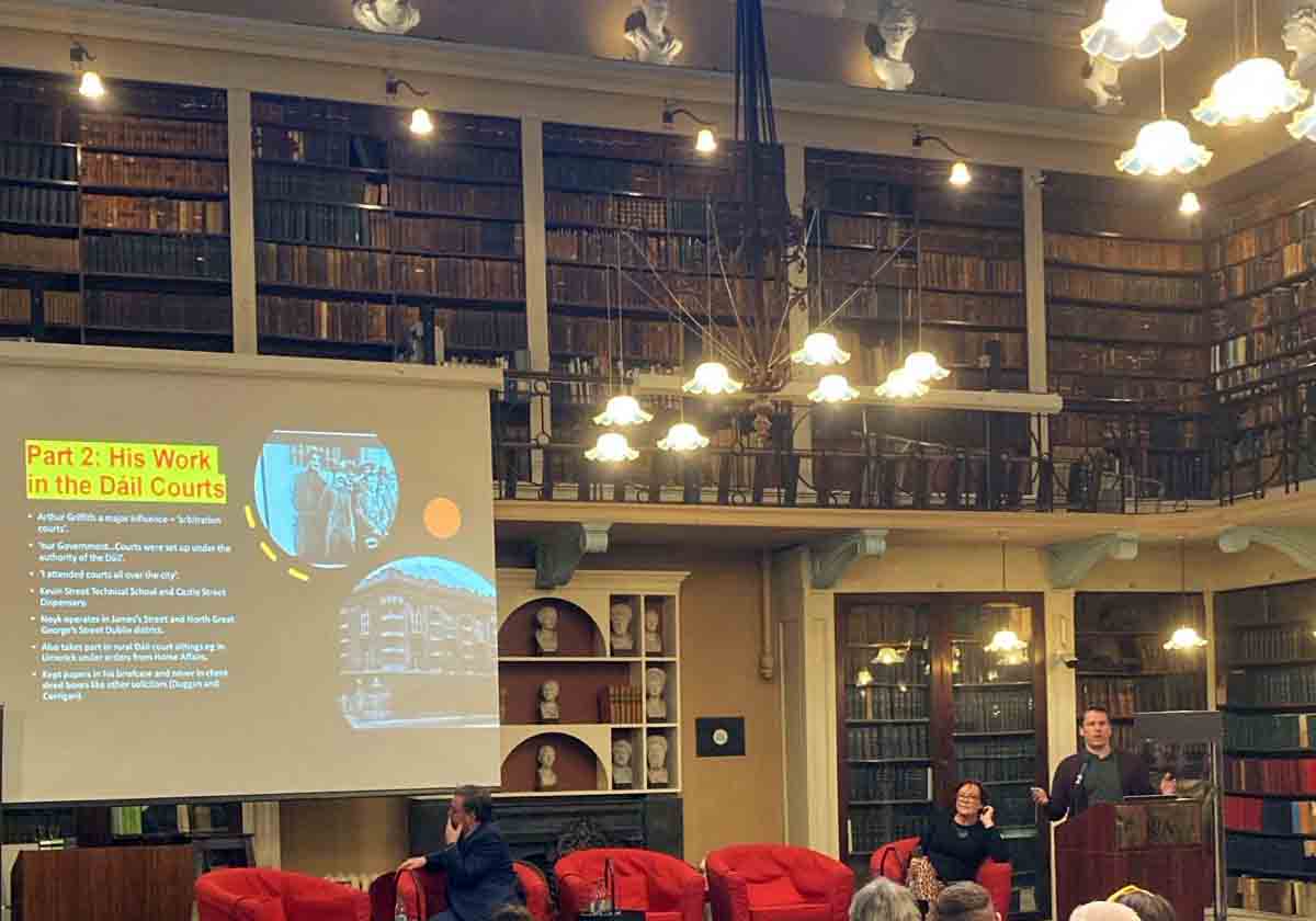 Dr Barry Whelan represents Law Society at Royal Irish Academy