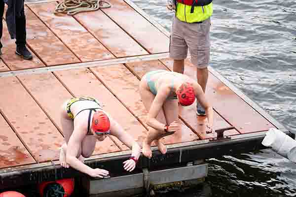 105th annual Dublin Liffey Swim from Rory O'More Bridge