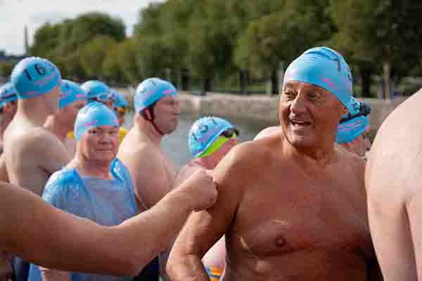 105th annual Dublin Liffey Swim from Rory O'More Bridge