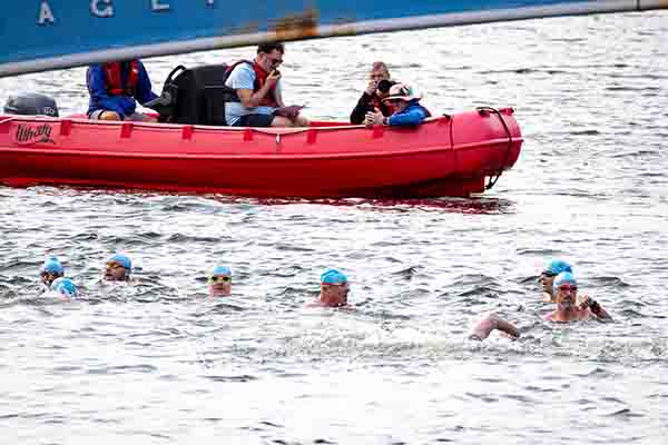 105th annual Dublin Liffey Swim from Rory O'More Bridge