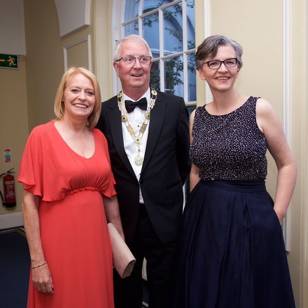 Law Society Deputy Director General Mary Keane with junior Vice President Michelle Ní Loinsigh and President Michael Quinlan