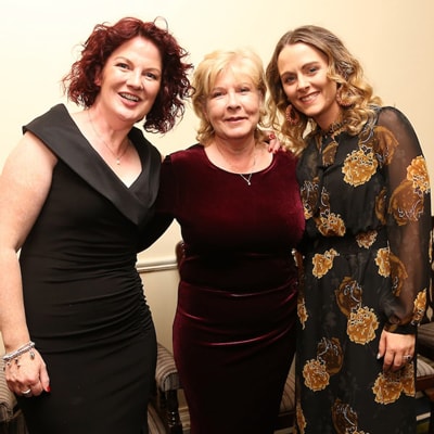 Anarine McAllister, Mary Hughes and Niamh Kelly at the IWLA dinner