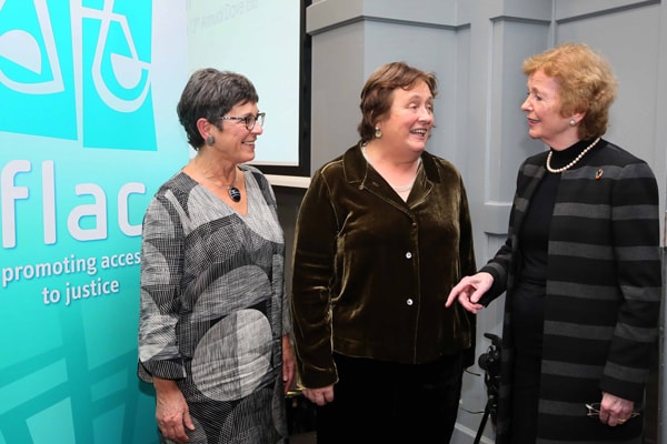 Doireann Ni Bhriain, Eilis Barry and Mary Robinson