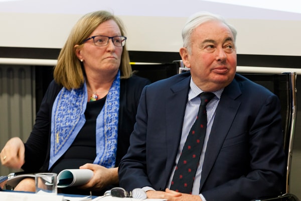Helen Kilroy and Mr Justice Paul Gilligan