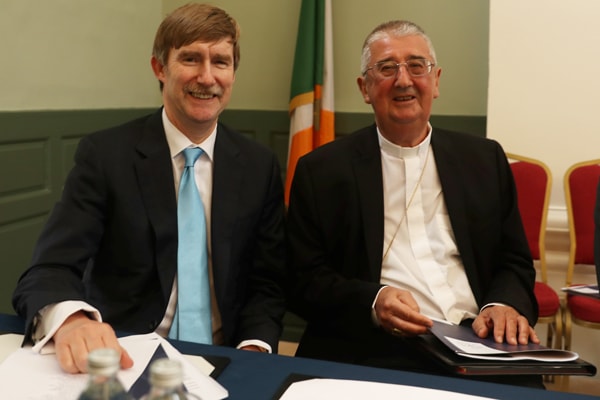 Ken Murphy with Archbishop Martin