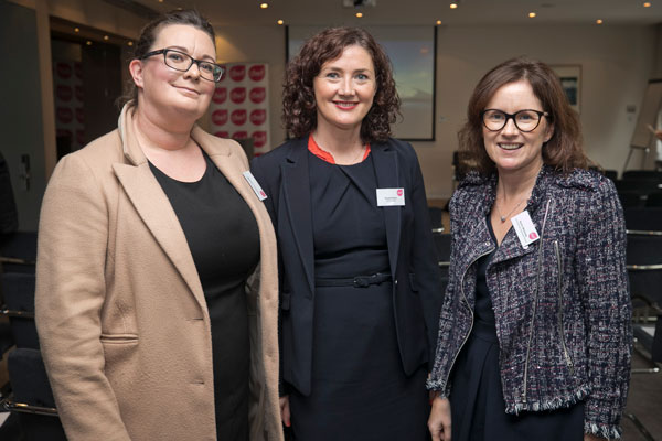 Martina Connolly DWF claims manager Ireland, Sinead Ryan, director DWF Dublin and Niamh Moloney Liberty Mutual Insurance Group 