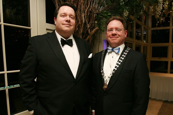 Robert Baker (Vice President SLA) and Richard Hammond (President SLA)