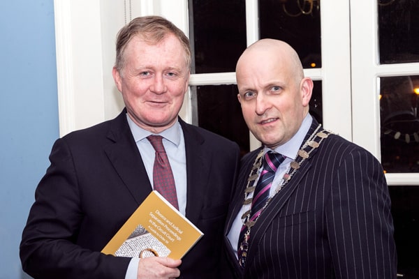 Author Keith Walsh with DSBA President Tony O'Sullivan