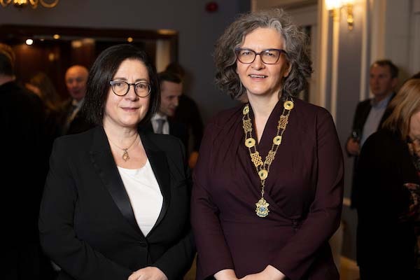 Ms Justice Nuala Butler of the High Court with Law Society President Michelle Ní Longáin