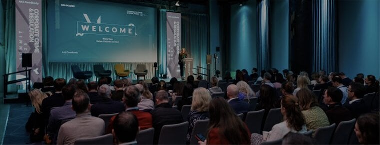 ALG corporate crime summit speakers confirmed