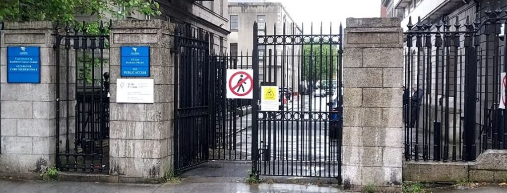 Works on Four Courts turnstile complete