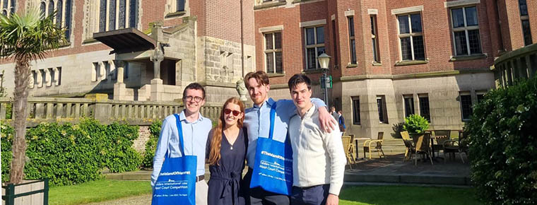 Law Society competing in Telders moot