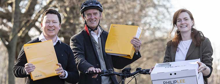 Philip Lee rolls out e-cargo bike for document delivery
