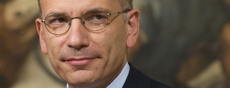 DELI to hear from former Italian PM Enrico Letta