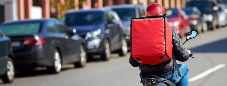 Criminal traffic drugs disguised as food delivery services