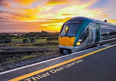 Journeys by tram and rail trending upwards
