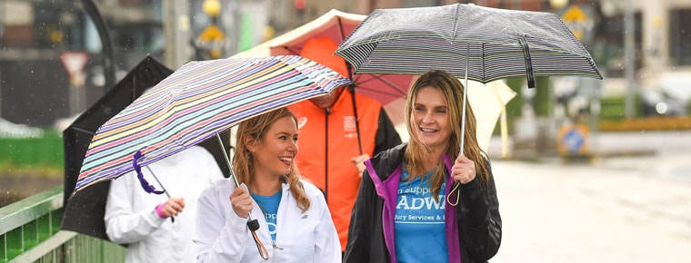 Staff take to streets in support of brain injury charity